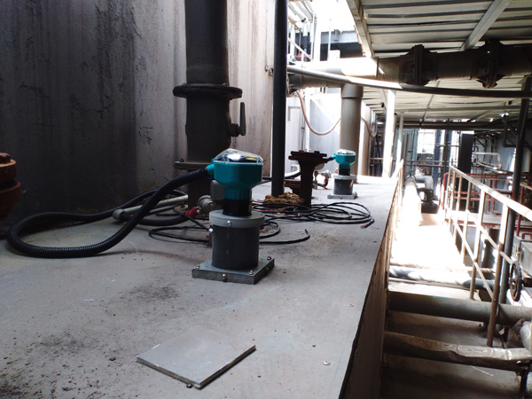 聯測超聲波液位計現場應用